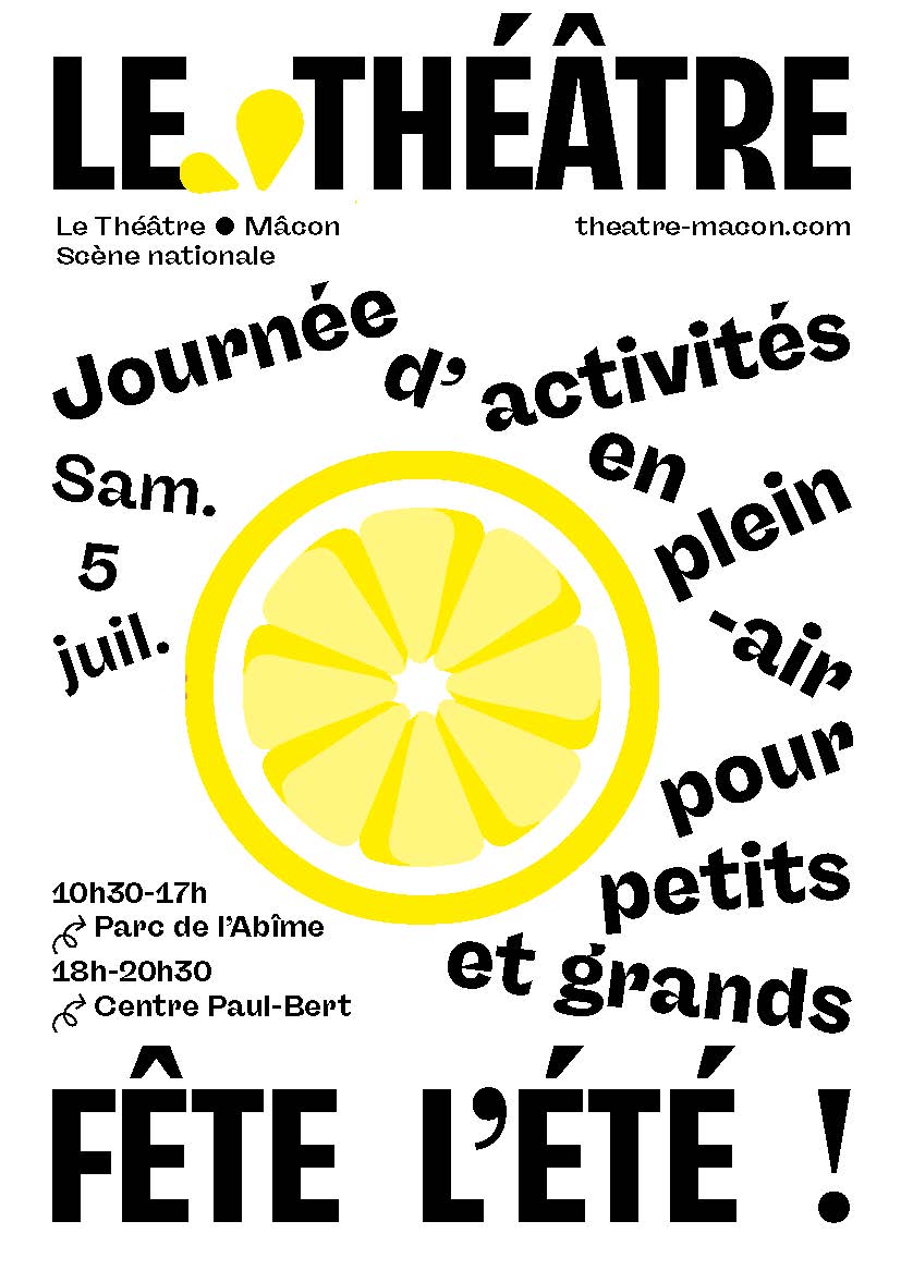 Flyer Le Theatre fete lete Print Page 1